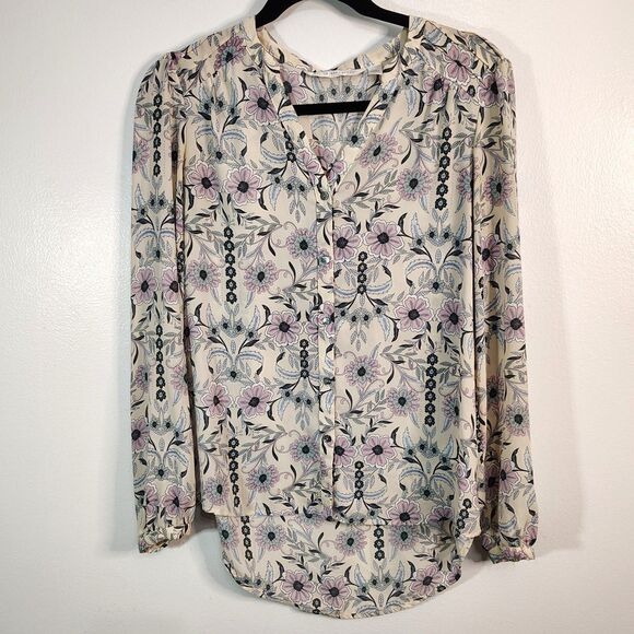 Career & Casual BOHO Floral Blouses BUNDLE XS Women's Long Sleeve MIXED LOT - Picture 4 of 9